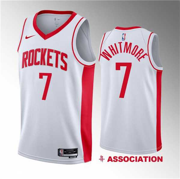 Men's Houston Rockets #7 Cam Whitmore White 2023 Draft Association Edition Stitched Basketball Jersey Dzhi ,We sell and wholesale Men's Houston Rockets #7 Cam Whitmore White 2023 Draft Association Edition Stitched Basketball Jersey Dzhi  on line form chian!